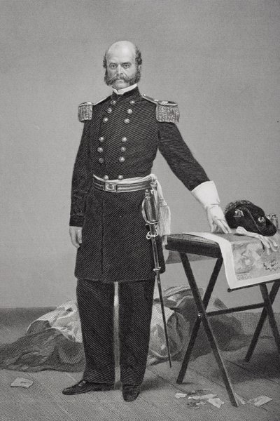 Porträt von Generalmajor Ambrose Everett Burnside von Alonzo Chappel